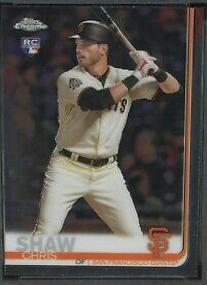 Chris Shaw #173 Baseball Cards 2019 Topps Chrome