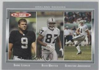 Alvis Whitted, Sebastian Janikowski, Shane Lechler