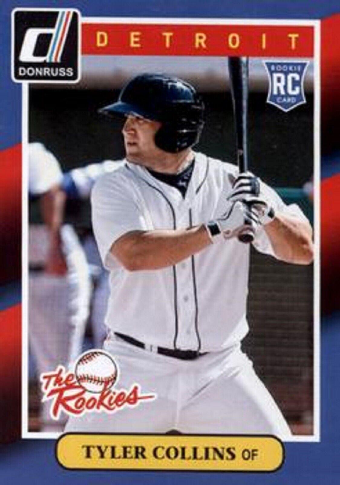 Tyler Collins #23 Baseball Cards 2014 Donruss the Rookies