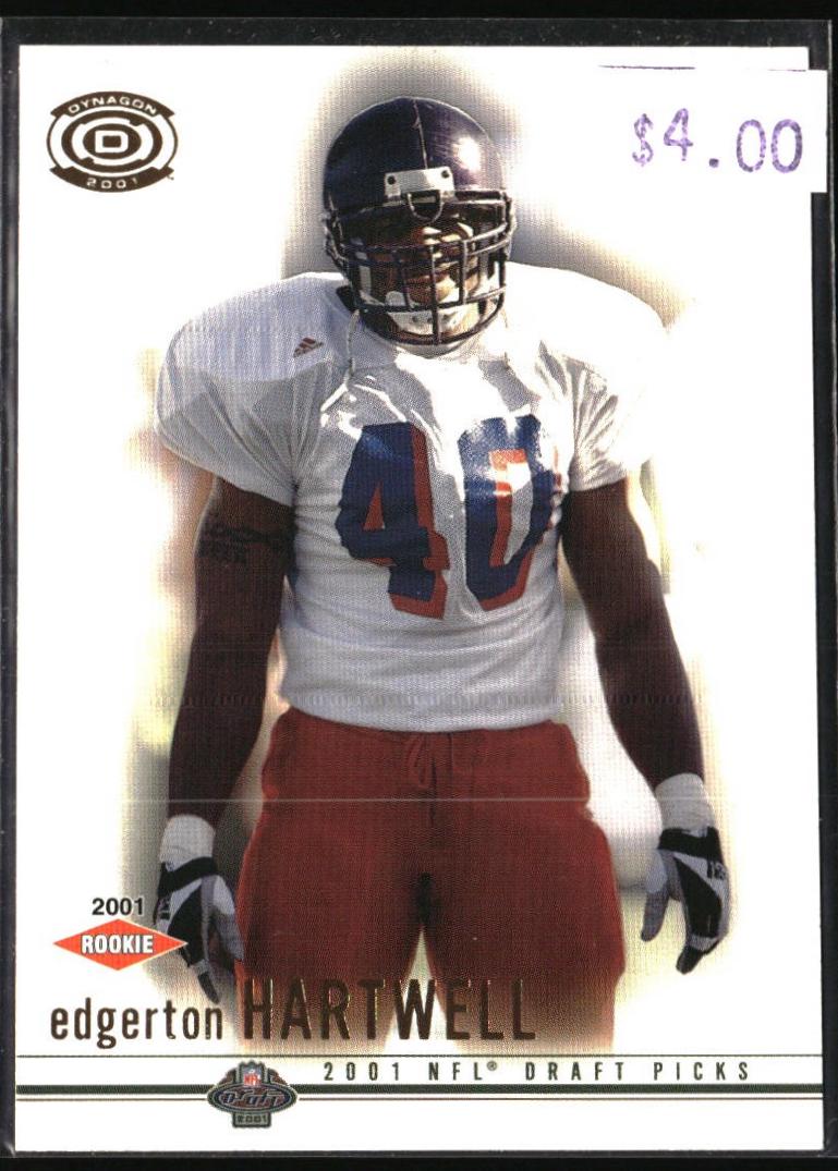 Edgerton Hartwell #138 2001 Pacific Dynagon Football