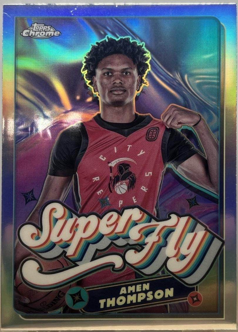 Amen Thompson #SF-1 Basketball Cards 2022 Topps Chrome Overtime Elite Superfly