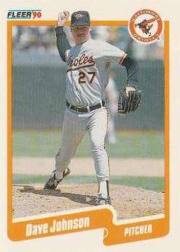 Dave Johnson #U-67 Baseball Cards 1990 Fleer Update