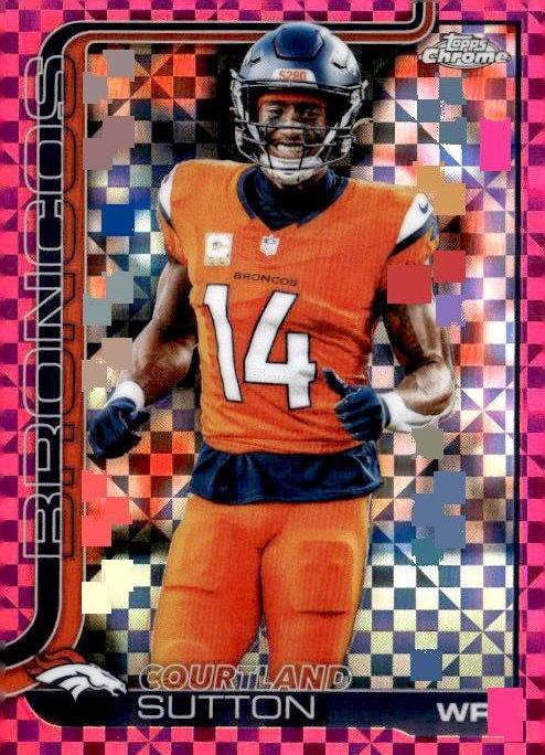 2025 Courtland Sutton [X-Fractor Pink] #86