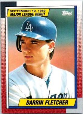 Darrin Fletcher #38 Baseball Cards 1990 Topps Major League Debut