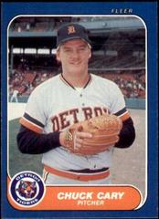 Chuck Cary #U-21 Baseball Cards 1986 Fleer Update Prices