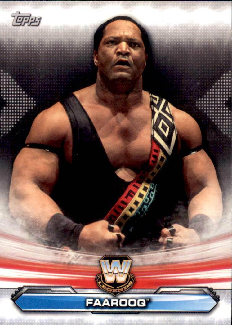 Faarooq #LR-4 Wrestling Cards 2019 Topps WWE Legends of Raw
