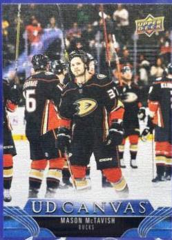 Mason McTavish #C122 Hockey Cards 2023 Upper Deck UD Canvas