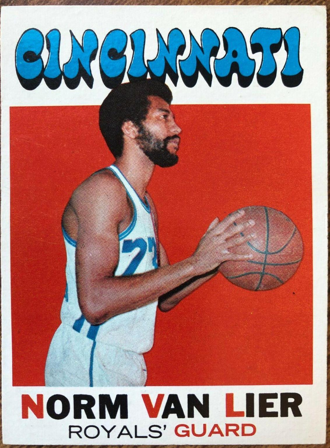 Norm Van Lier #19 Basketball Cards 1971 Topps