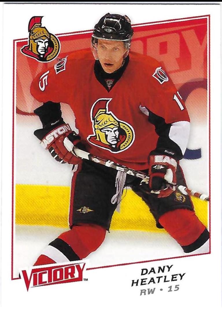 Dany Heatley #62 Hockey Cards 2008 Upper Deck Victory