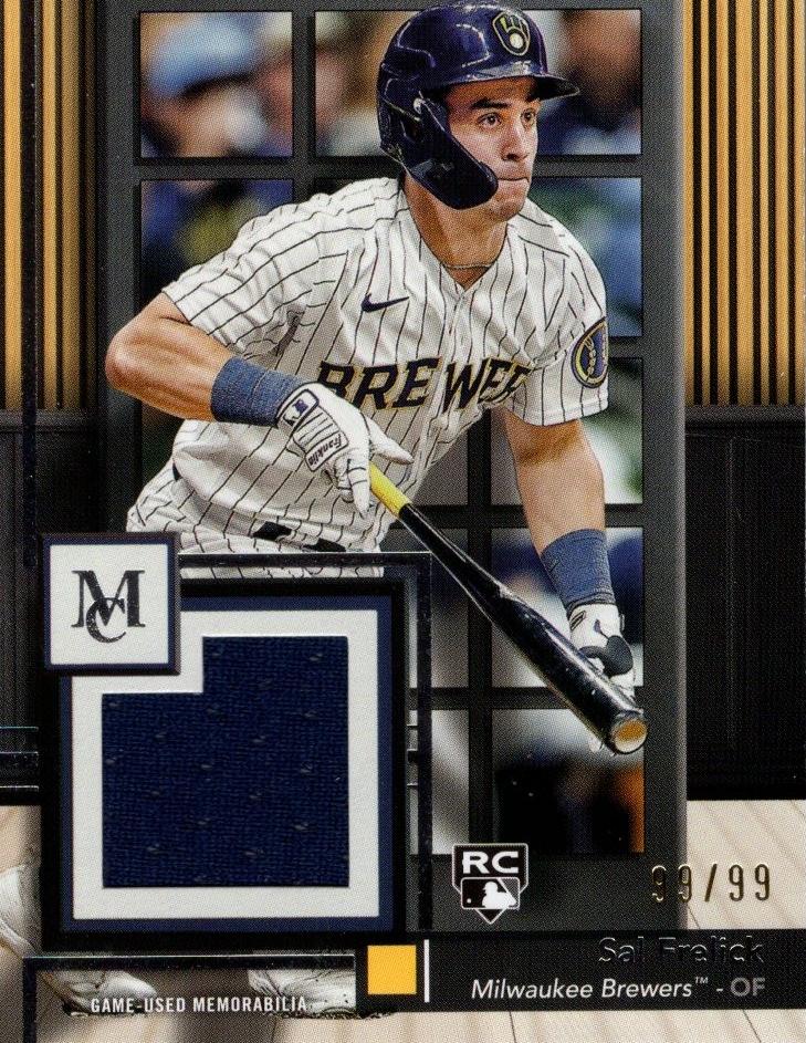 Sal Frelick #MMR-SF Baseball Cards 2024 Topps Museum Collection Meaningful Material Relic