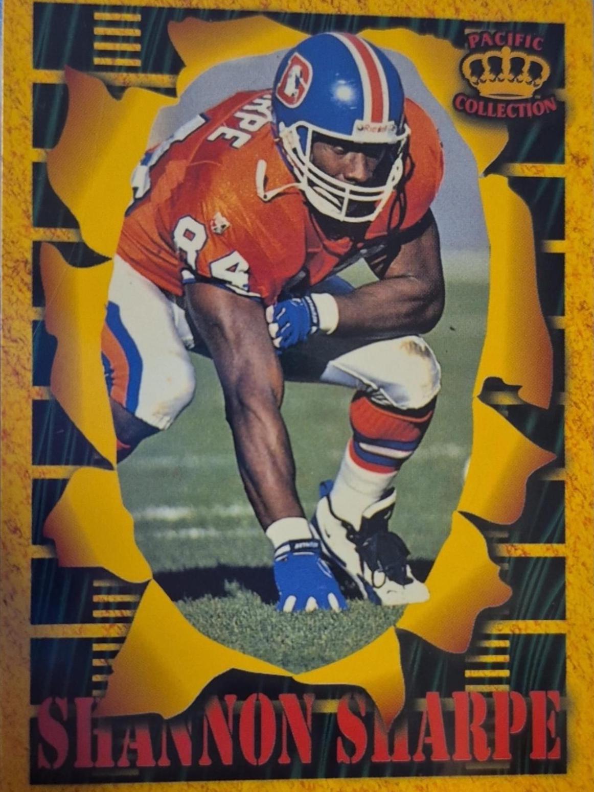 Shannon Sharpe #SM51 1996 Pacific Invincible Smash Mouth Football