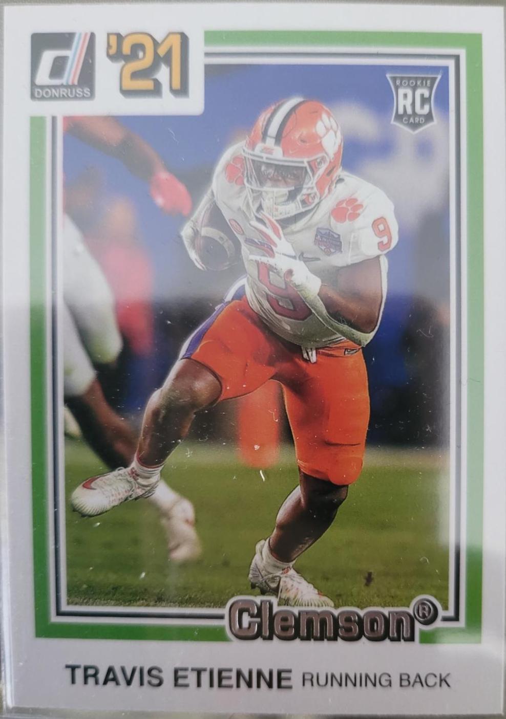 Travis Etienne Jr. #42 Football Cards 2021 Panini Chronicles Draft Picks