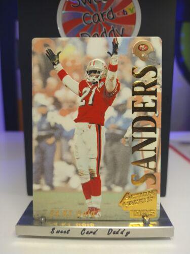 Deion Sanders #5G Football Cards 1995 Action Packed 24KT Gold