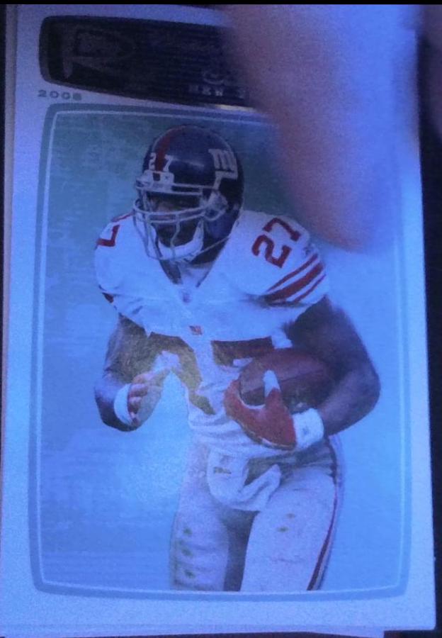 Brandon Jacobs #126 Football Cards 2008 Topps Rookie Progression