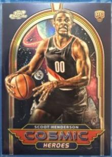 Scoot Henderson #CH-19 Basketball Cards 2023 Topps Cosmic Chrome Heroes