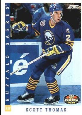 Scott Thomas #469 Hockey Cards 1993 Score