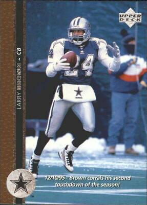 Larry Brown #36 Football Cards 1996 Upper Deck