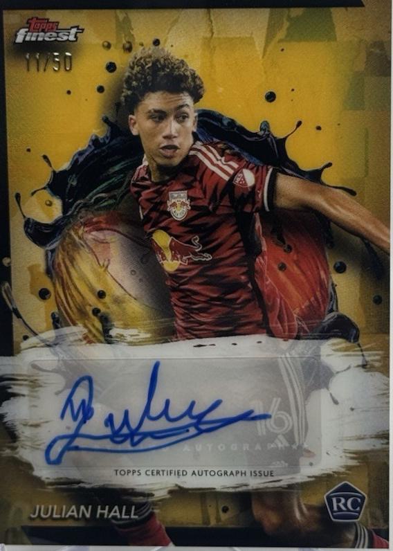 Julian Hall #BA-JZ 2024 Topps Finest MLS Autograph