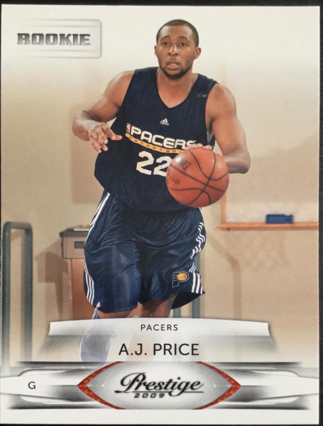 A. J. Price #246 Basketball Cards 2009 Panini Prestige