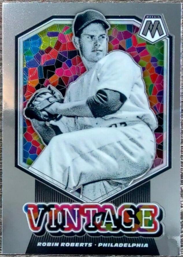 Robin Roberts #V6 Baseball Cards 2021 Panini Mosaic Vintage