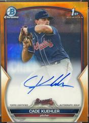 Cade Kuehler [Orange] #CDA-CK Baseball Cards 2023 Bowman Draft Chrome Prospect Autographs Prices