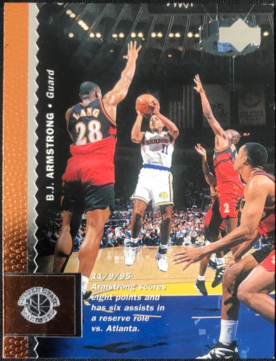 B.J. Armstrong #38 Basketball Cards 1996 Upper Deck