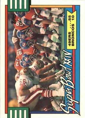 Super Bowl XXIV #5 Football Cards 1990 Topps Tiffany