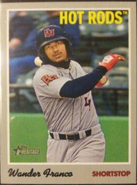 Wander Franco #1 Baseball Cards 2019 Topps Heritage