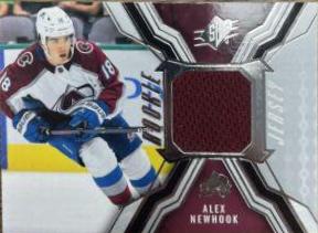 Alex Newhook #RJ-AN Hockey Cards 2021 SPx Rookie Jersey