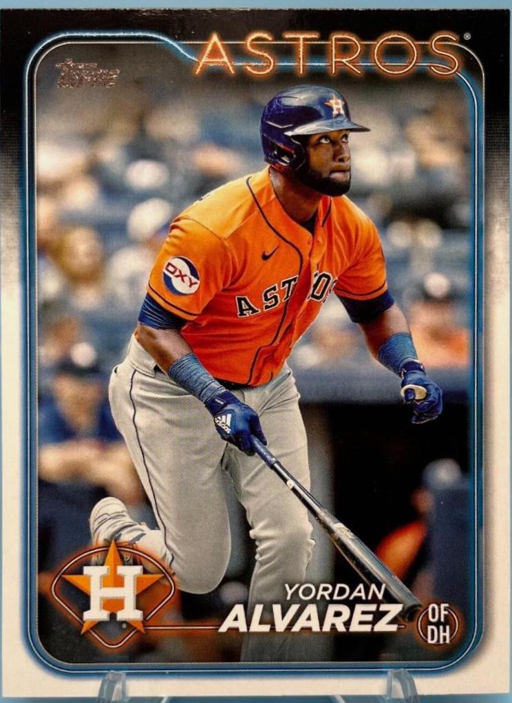 Yordan Alvarez #273 Baseball Cards 2024 Topps