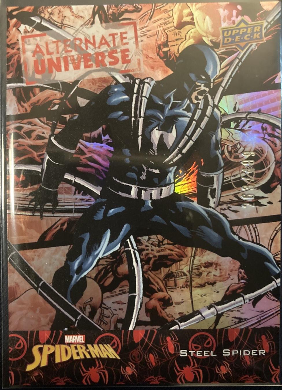 Steel Spider #AU-13 Marvel 2024 Upper Deck Spider-Man Alternate Universe