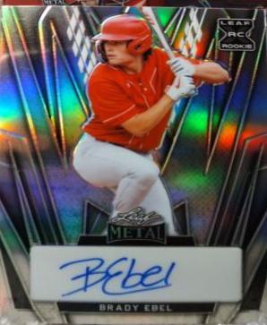 Brady Ebel #BA-BE1 2024 Leaf Metal Autograph Baseball