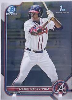 Mahki Backstrom #BCP-121 Baseball Cards 2022 Bowman Chrome Prospects