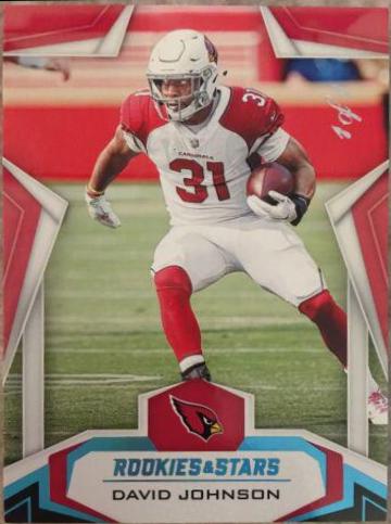 David Johnson #1 Football Cards 2019 Panini Rookies & Stars