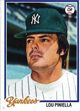 Lou Piniella #159 Baseball Cards 1978 Topps