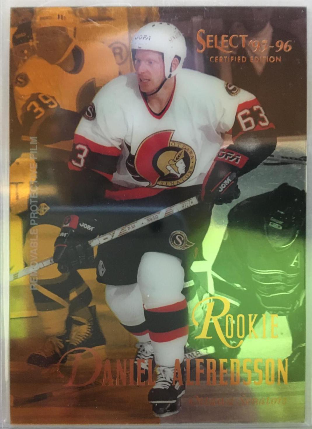 Daniel Alfredsson #122 Hockey Cards 1995 Select Certified