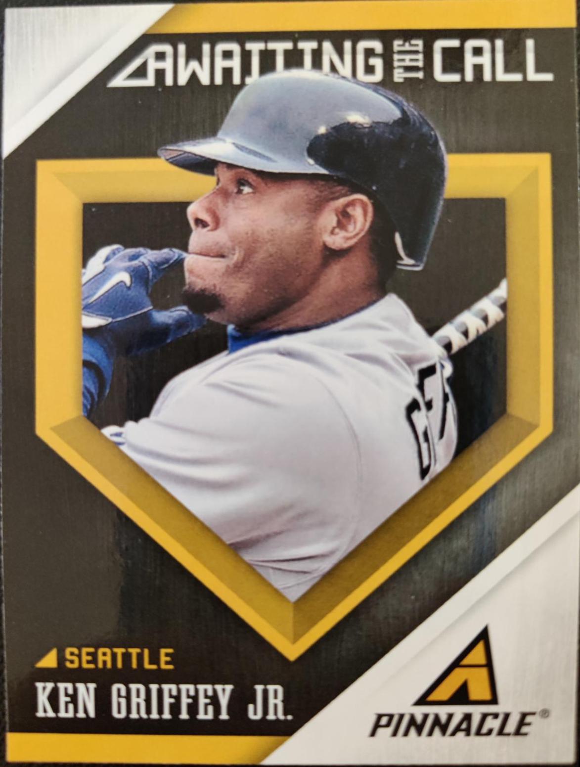 Ken Griffey jr #AC10 Baseball Cards 2013 Panini Pinnacle Awaiting the Call