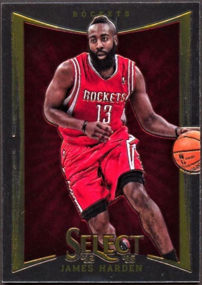 James Harden #40 Basketball Cards 2012 Panini Select