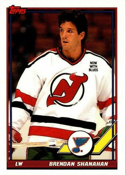 Brendan Shanahan #140 Hockey Cards 1991 Topps
