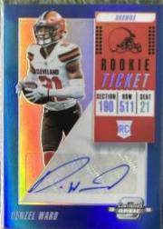 Denzel Ward [Autograph Blue] #143