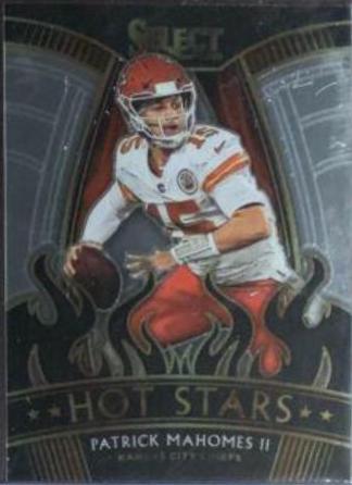 Patrick Mahomes II #3 Football Cards 2020 Panini Select Hot Stars