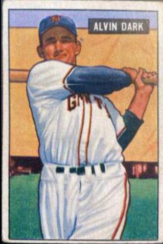 Alvin Dark #14 Baseball Cards 1951 Bowman