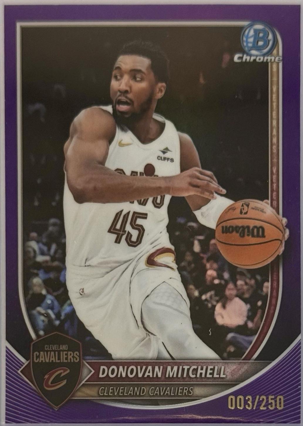 Donovan Mitchell [Purple Refractor] #BCV-91