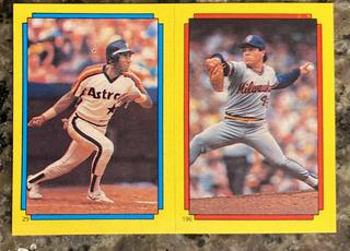 Kevin Bass, Teddy Higuera, Roger Clemens #29, 196, 58