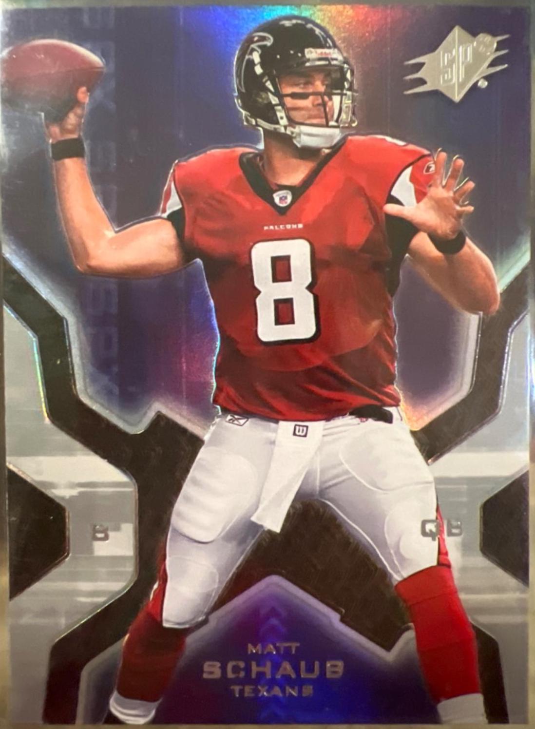 Matt Schaub #39 Football Cards 2007 Spx