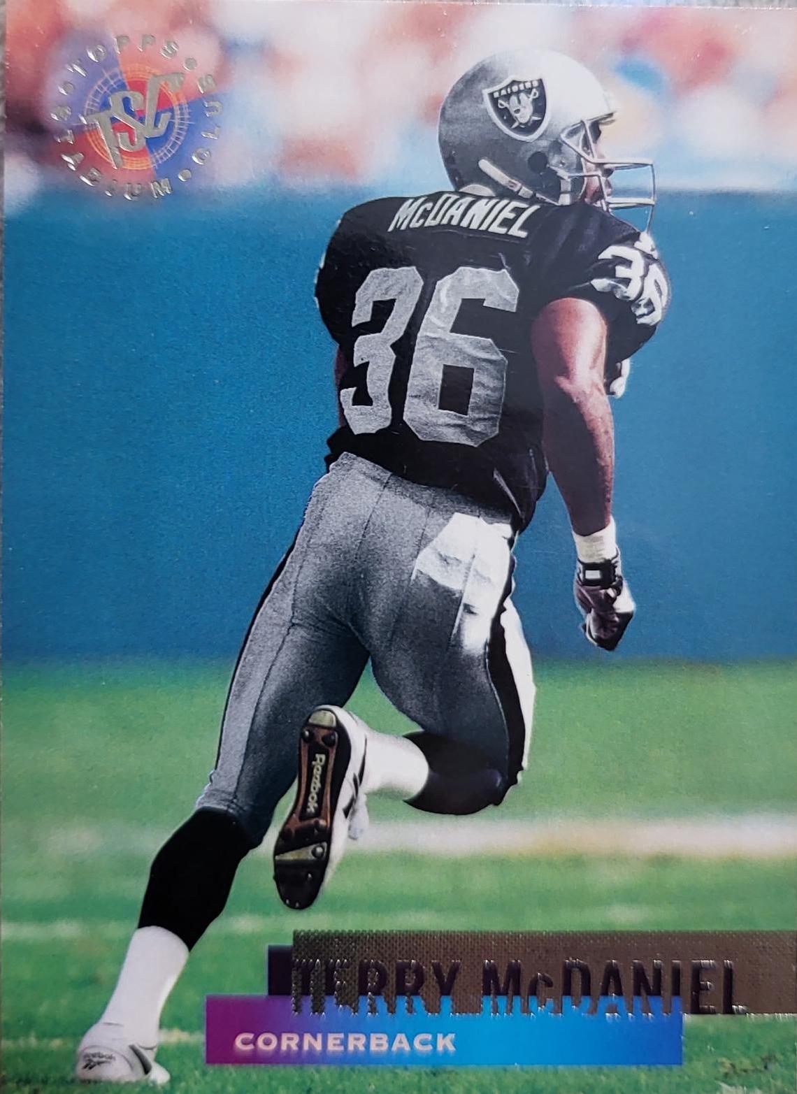 Terry Mcdaniel #40 Football Cards 1995 Stadium Club