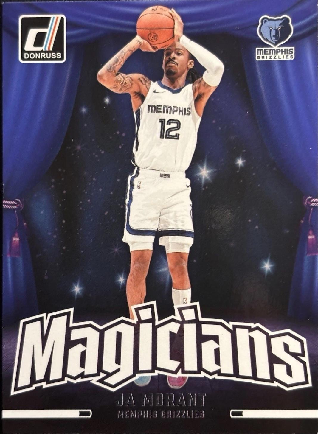 Ja Morant #7 Basketball Cards 2024 Panini Donruss Magicians
