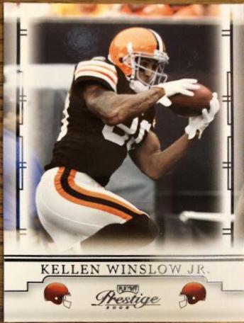 Kellen Winslow #24 Football Cards 2008 Playoff Prestige