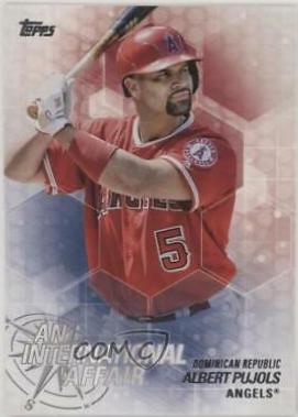 Albert Pujols #IA-15 Baseball Cards 2018 Topps Update an International Affair