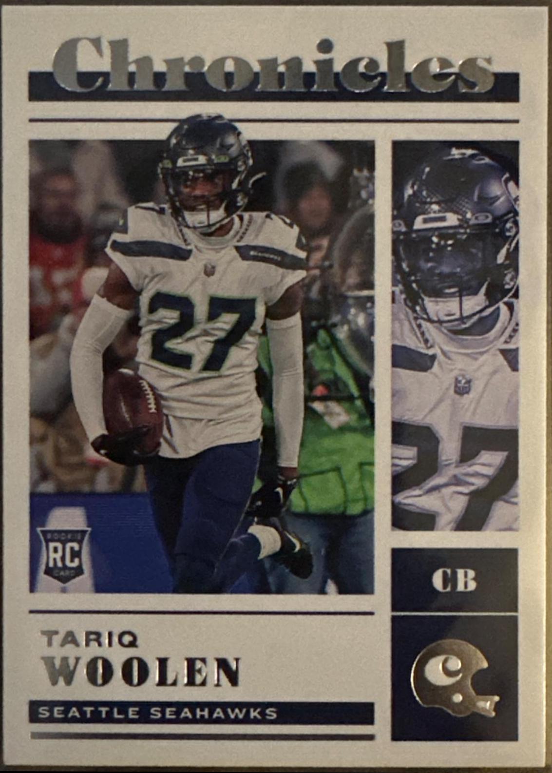 Tariq Woolen #46 Football Cards 2022 Panini Chronicles